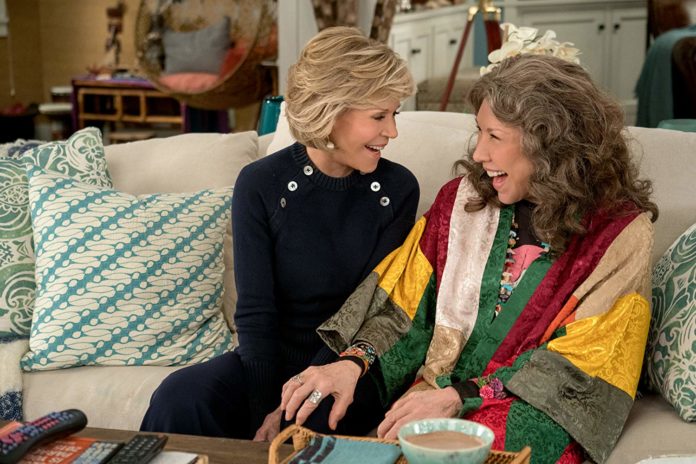 Jane Fonda and Lily Tomlin in 
