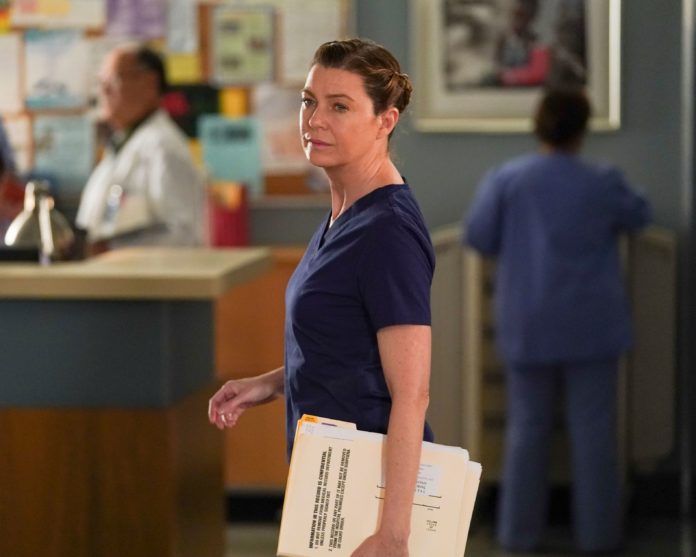 Ellen Pompeo as Dr. Meredith Grey in 