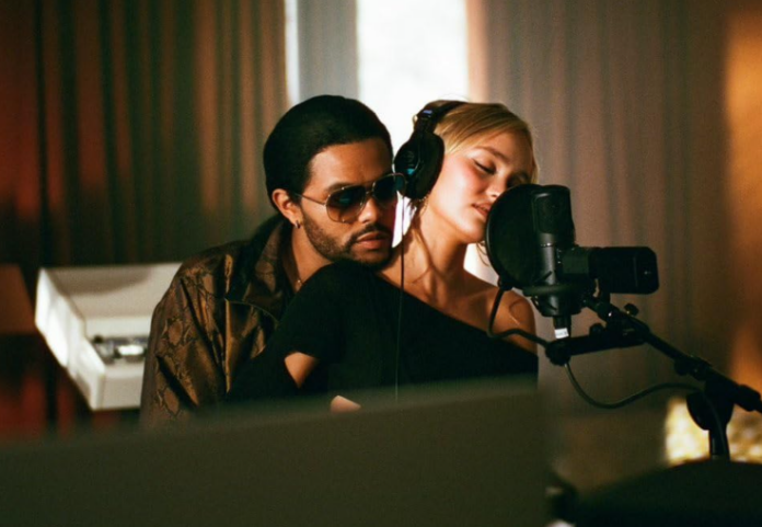 The Weeknd and Lily-Rose Depp in 
