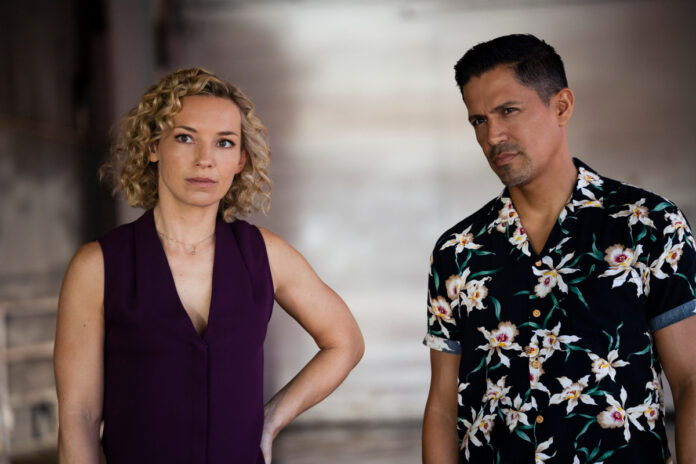 Jay Hernandez and Perdita Weeks in 