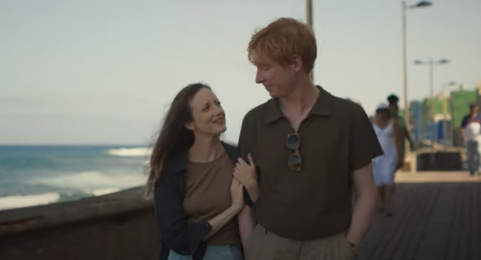Andrea Riseborough and Domhnall Gleeson in “Alice & Jack”