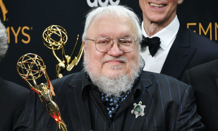 George R. R. Martin at the 68th Primetime Emmy Awards
