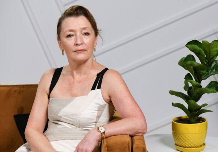 Lesley Manville at the Variety Studio at Toronto International Film Festival in September 2019