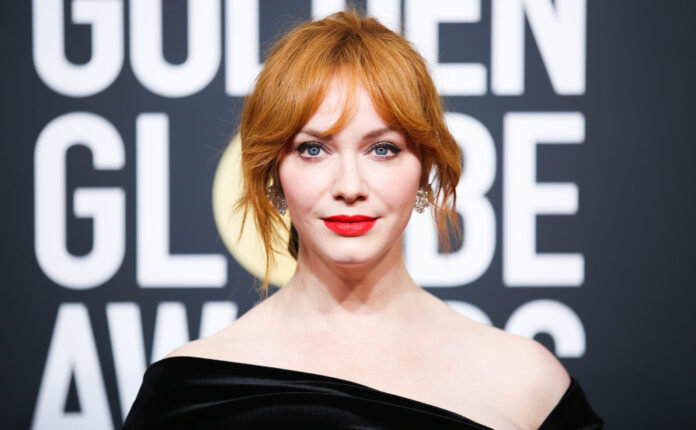 Christina Hendricks at the 75th Annual Golden Globe Awards