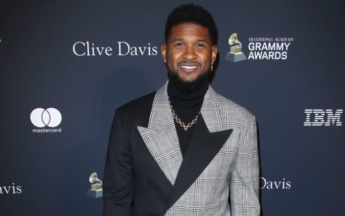Usher at the Clive Davis' 2020 Pre-Grammy Gala in 2020