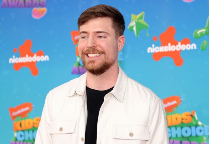 Mr. Beast at the 37th annual Nickelodeon Kids' Choice Awards in March 2023