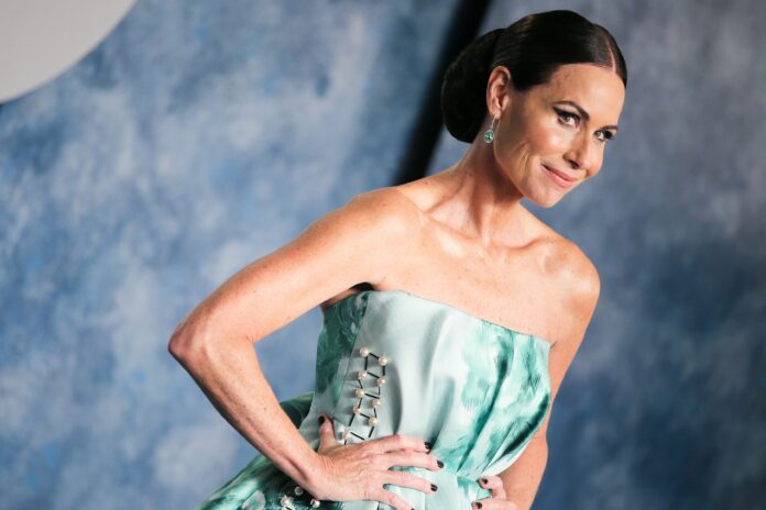 Minnie Driver at the Vanity Fair Oscar Party in March 2023