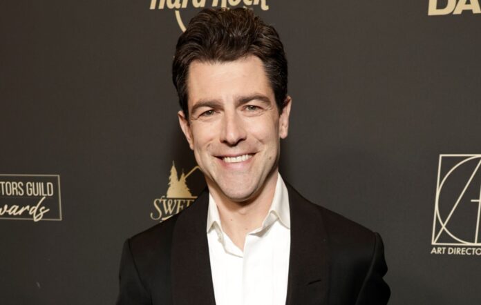 Max Greenfield at the 28th Art Directors Guild Awards in February 2024