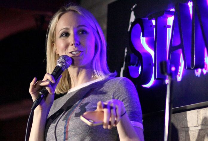 Nikki Glaser performing in 2016